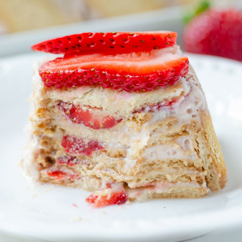 Carlota De Fresa Strawberry Icebox Cake California Strawberry