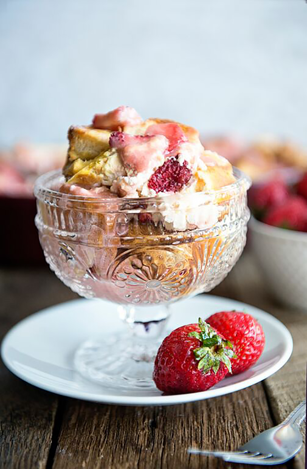 Strawberries And Cream French Toast Bake 002 1024 California Strawberry Commission