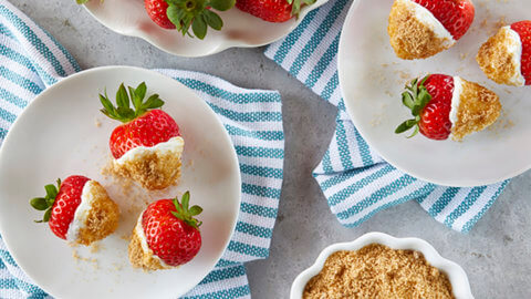 Strawberries with Sour Cream and Brown Sugar - Our Best Bites