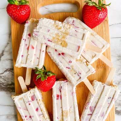 Strawberry Shortcake Ice Cream Bars - California Strawberry Commission