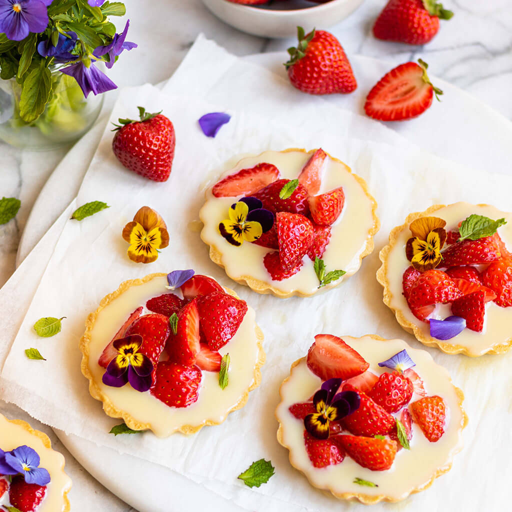 Mini Strawberry Tartelettes