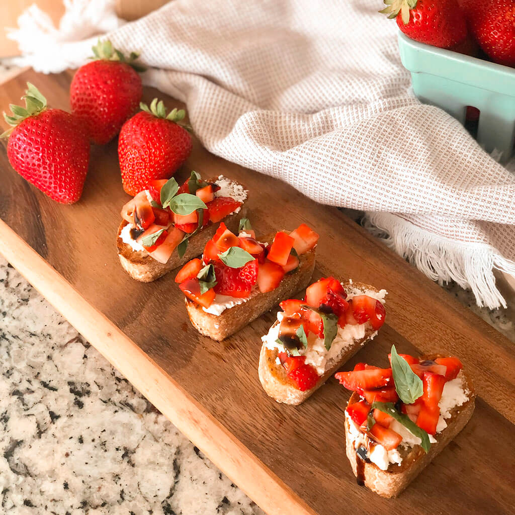 Strawberry Bruschetta